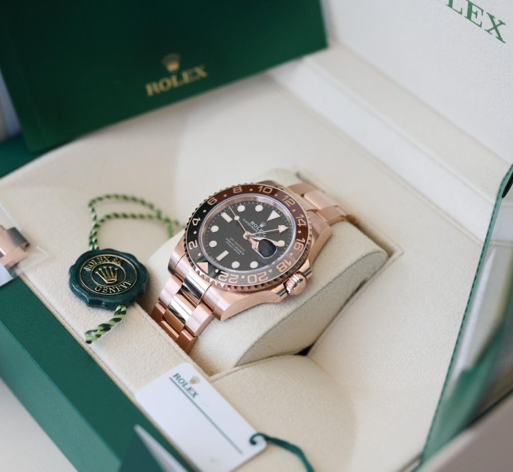 Rolex Gmt-master Ii Unworn 2023 Mint Rootbeer Complete Set Ever 126715chnr