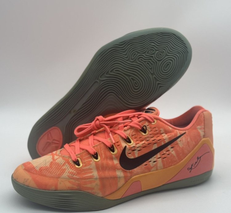 Nike Kobe 9 Em Bright Mango Orange Basketball Shoes
