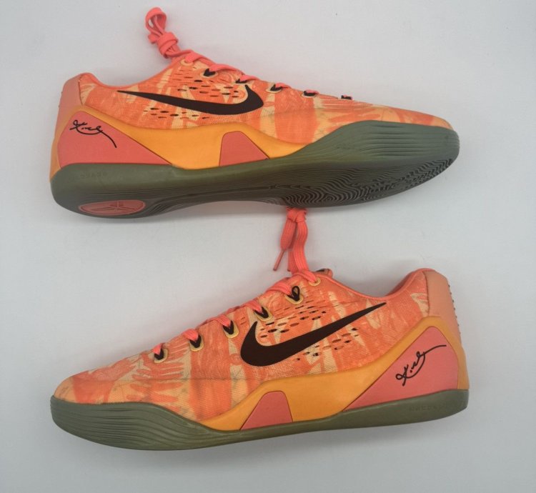 Nike Kobe 9 Em Bright Mango Orange Basketball Shoes