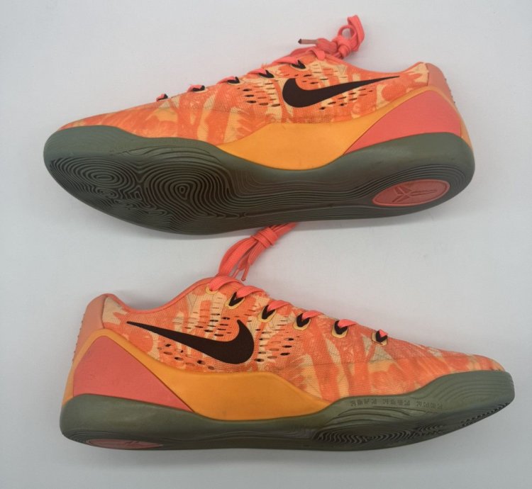 Nike Kobe 9 Em Bright Mango Orange Basketball Shoes
