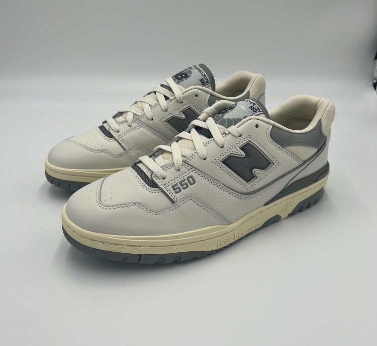 Size 10 5 New Balance 550 Aime Leon Dore White Grey