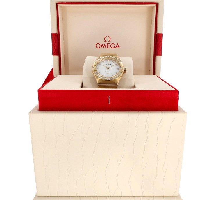 Omega Constellation 131 55 28 60 55 002 28mm Gold Watch ex-display