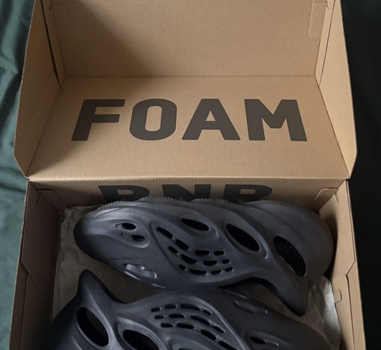 Adidas Yeezy Foam Runners Onyx Us Size 13 Men