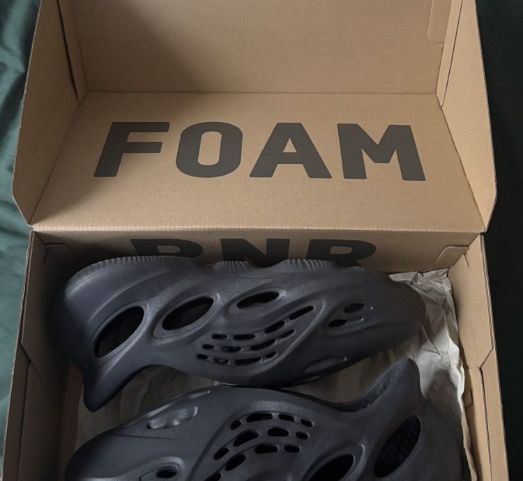 Adidas Yeezy Foam Runners Onyx Us Size 13 Men