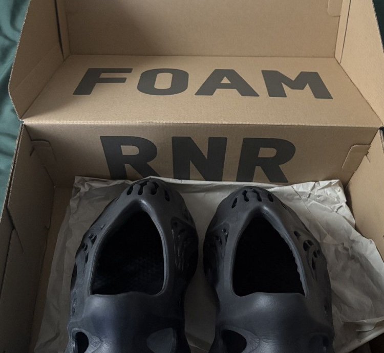 Adidas Yeezy Foam Runners Onyx Us Size 13 Men
