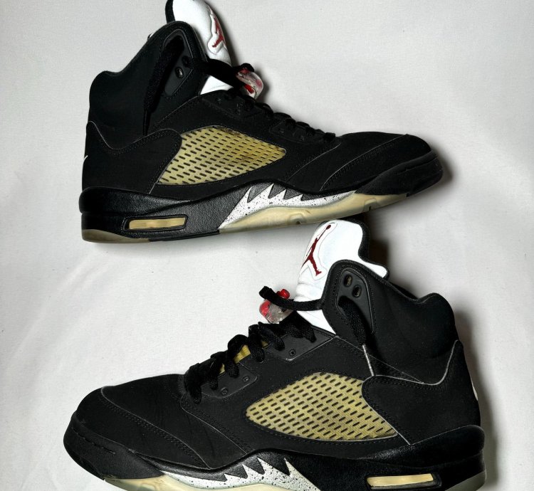 Size 12 - Air Jordan 5 Retro Og Metallic 2016 Men Shoes