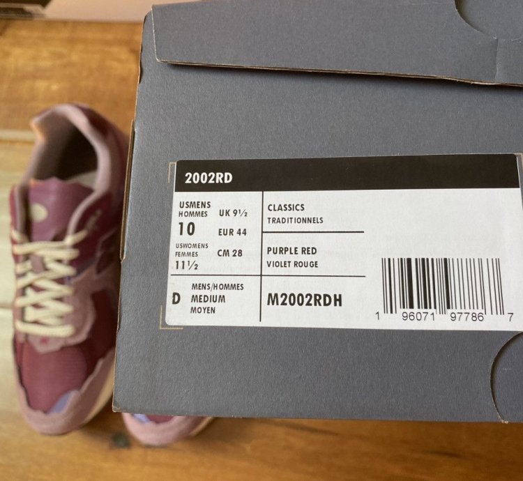Size 10 New Balance 2002r Protection Pack Light Pink Purple