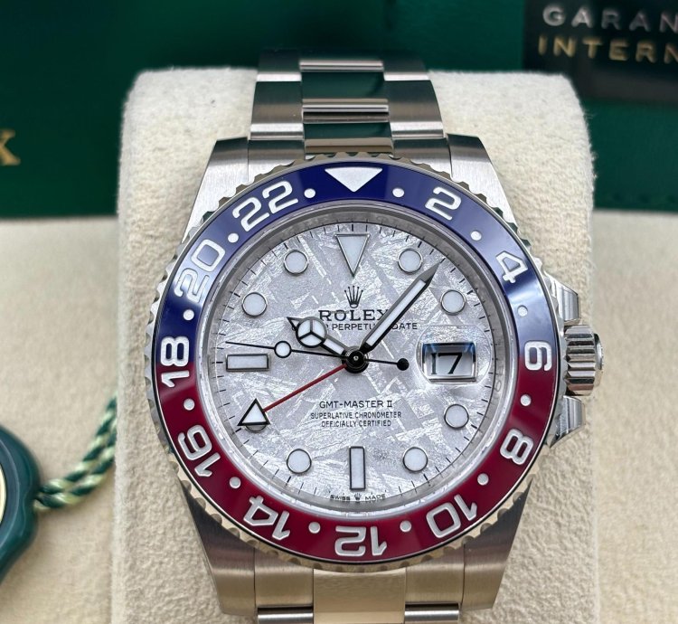 Rolex Gmt-master Ii Unworn Gmt-master Ii 40mm Meteorite Dial White Gold Bracelet 126719blro Box Papers 2024