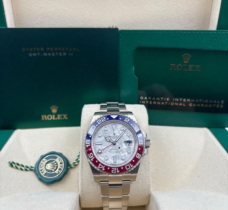 Rolex Gmt-master Ii Unworn Gmt-master Ii 40mm Meteorite Dial White Gold Bracelet 126719blro Box Papers 2024