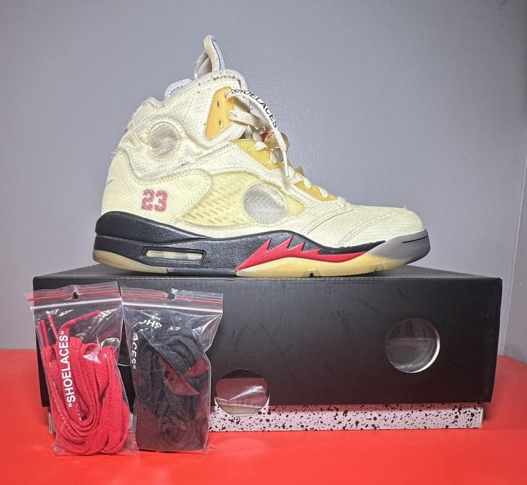 Size 12 - Jordan 5 Sp Off-white Mid Sail
