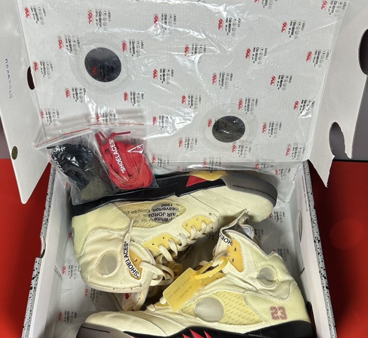 Size 12 - Jordan 5 Sp Off-white Mid Sail