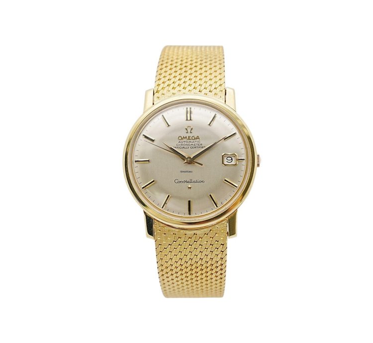 Omega Constellation 18k Gelbgold Ref 168 004 New Service