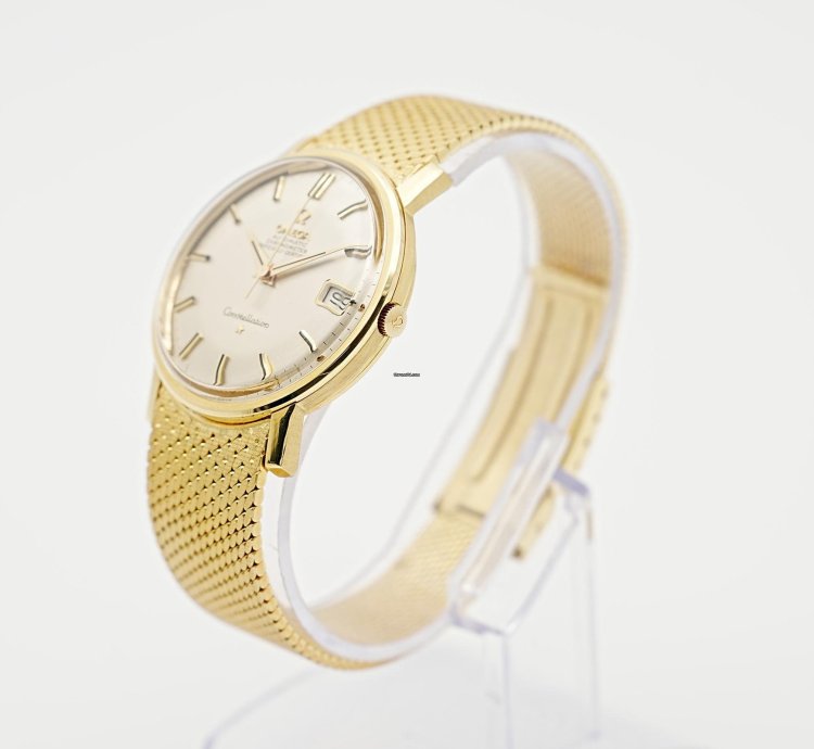 Omega Constellation 18k Gelbgold Ref 168 004 New Service
