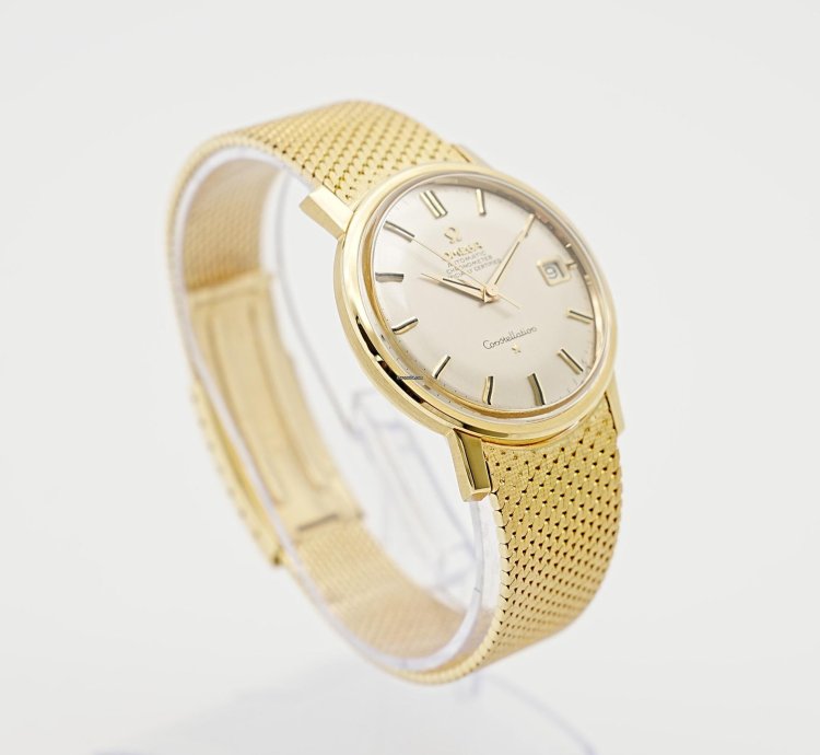 Omega Constellation 18k Gelbgold Ref 168 004 New Service