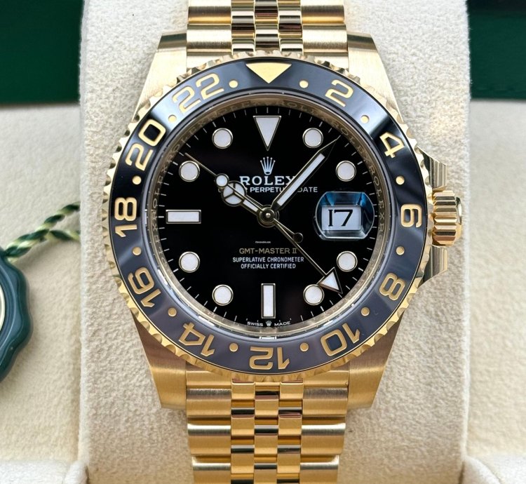 Rolex Gmt-master Ii Unworn Gmt-master Ii 40mm Yellow Gold Jubilee Bracelet 126718grnr Box Papers 2024
