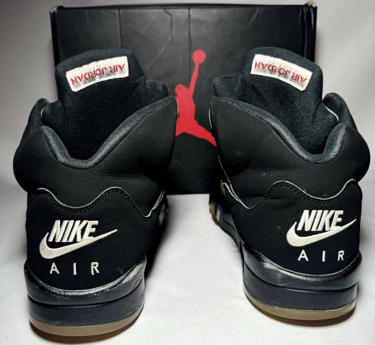 Size 12 - Nike Air Jordan 5 Retro Og Metallic Men Shoes
