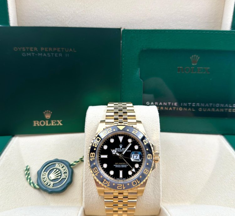 Rolex Gmt-master Ii Unworn Gmt-master Ii 40mm Yellow Gold Jubilee Bracelet 126718grnr Box Papers 2024