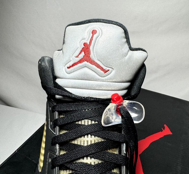 Size 12 - Nike Air Jordan 5 Retro Og Metallic Men Shoes