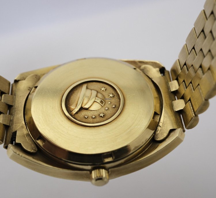 Omega Constellation Automatic 1680057 Full Gold 18kt Unpolished Very Rare