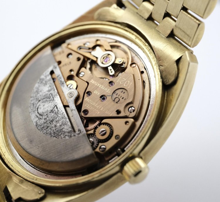 Omega Constellation Automatic 1680057 Full Gold 18kt Unpolished Very Rare