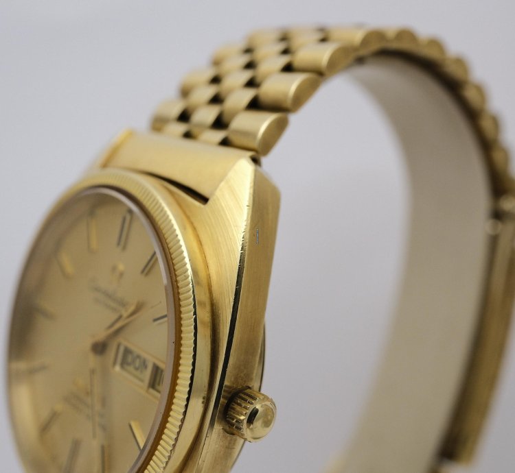 Omega Constellation Automatic 1680057 Full Gold 18kt Unpolished Very Rare