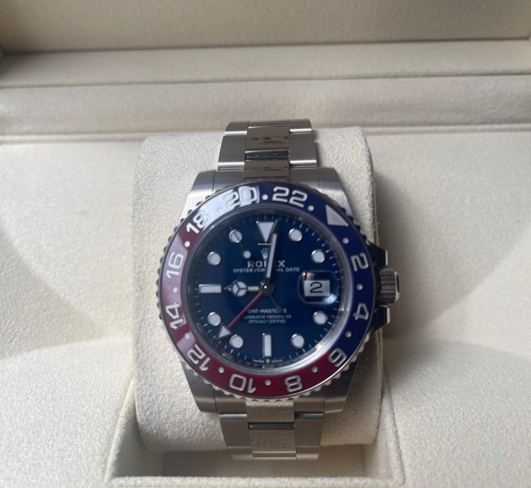 Rolex Gmt-master Ii Unworn Rolex White Gold Gmt