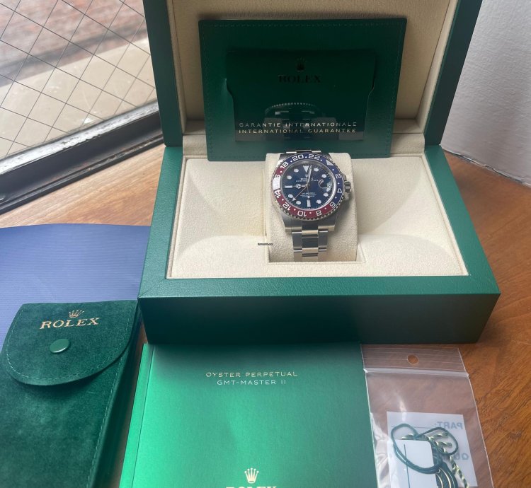Rolex Gmt-master Ii Unworn Rolex White Gold Gmt