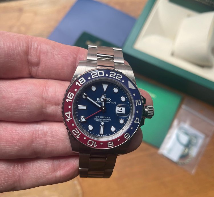 Rolex Gmt-master Ii Unworn Rolex White Gold Gmt
