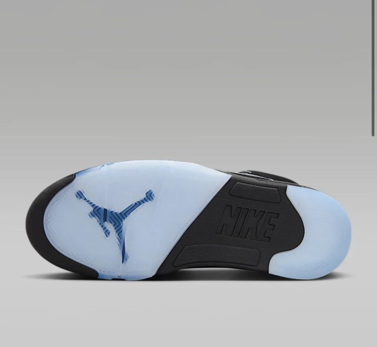 Size 12- Air Jordan 5 Retro Og Black Metallic Reimagined