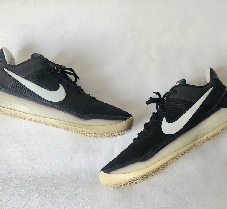 Nike Kobe Ad 852425-001 Black And White Size 12 Mens