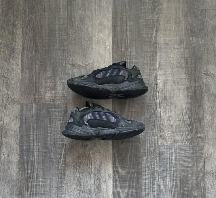 Adidas Yung-1 Purple Plaid 9m