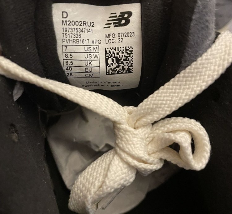 Size 7 Jjjjound New Balance 2002r Storm Blue 2023 New