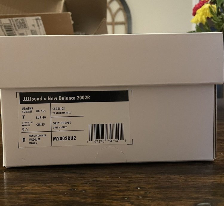 Size 7 Jjjjound New Balance 2002r Storm Blue 2023 New