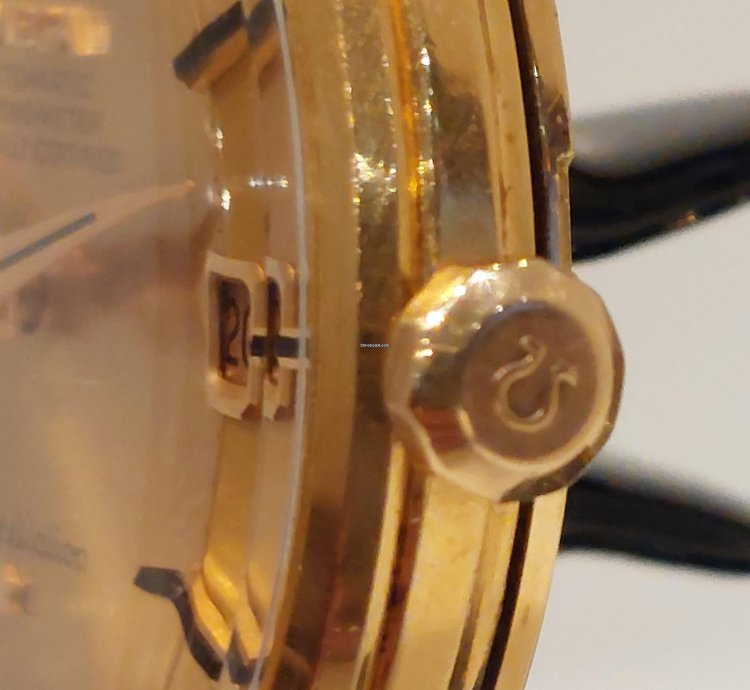 Omega Constellation Chronometer Calendar Grand Luxe Pie Pan 67004 Ot16963