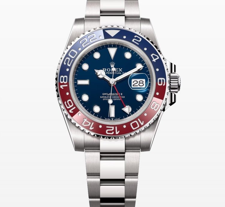 Rolex Gmt-master Ii White Gold - Blue Dial - Box Papers 2022 - Unworn - 126719blro