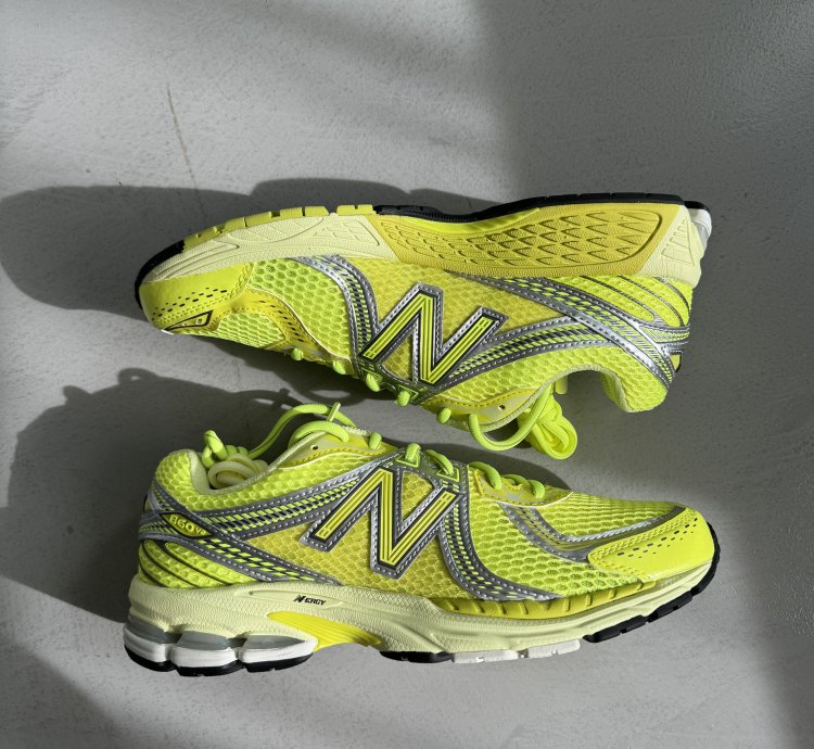 Size 9 - New Balance 860v2 Aime Leon Dore Yellow Silver