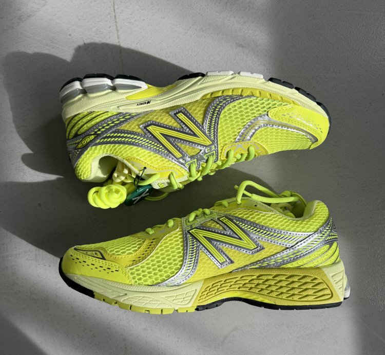 Size 9 - New Balance 860v2 Aime Leon Dore Yellow Silver