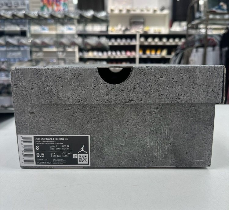 Size 8 - Air Jordan 4 Retro 2024 Wet Cement