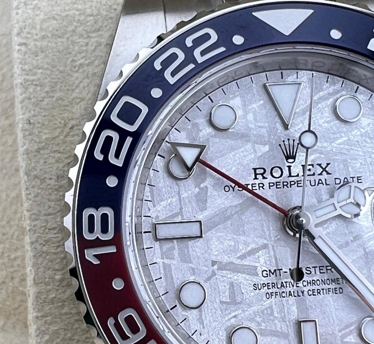 Rolex Gmt-master Ii White Gold Meteorite Dial