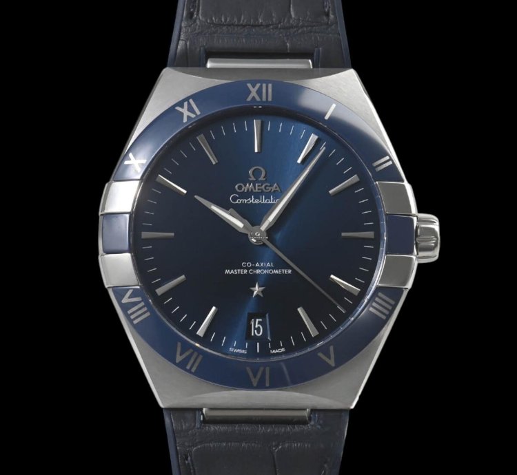 Omega Constellation Co-axial Master Chronometer Blue