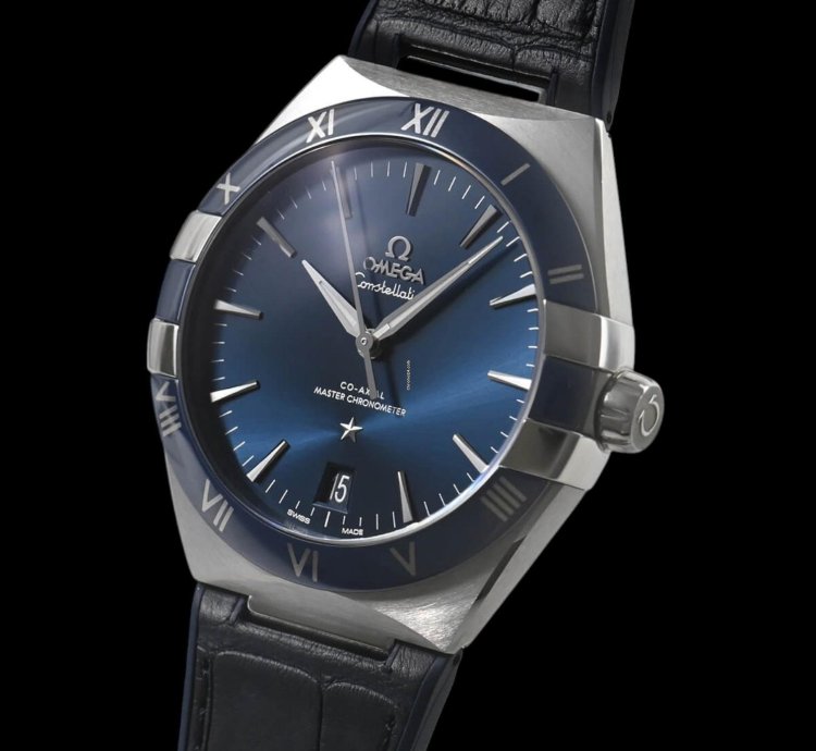Omega Constellation Co-axial Master Chronometer Blue