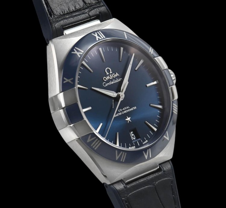 Omega Constellation Co-axial Master Chronometer Blue