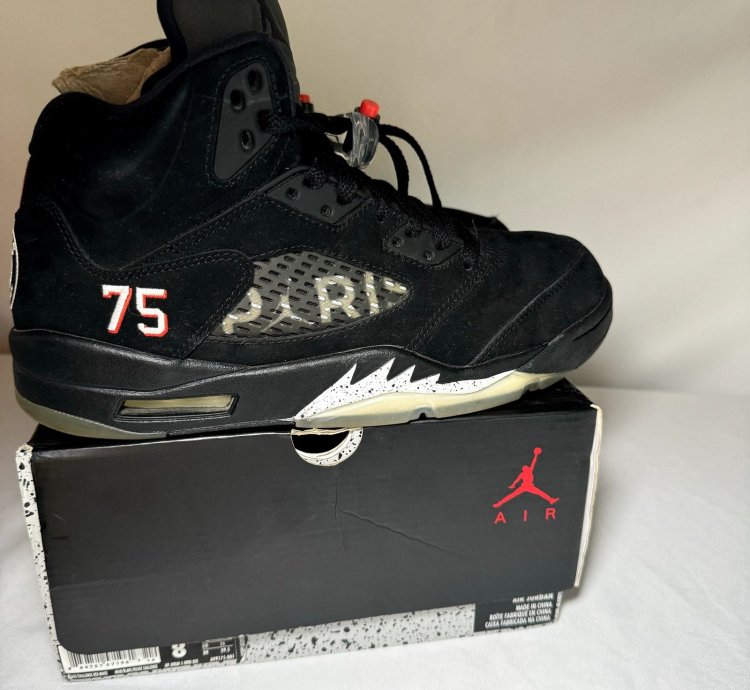 Size 8 - Nike Paris Saint-germain Air Jordan 5 Retro Shoes