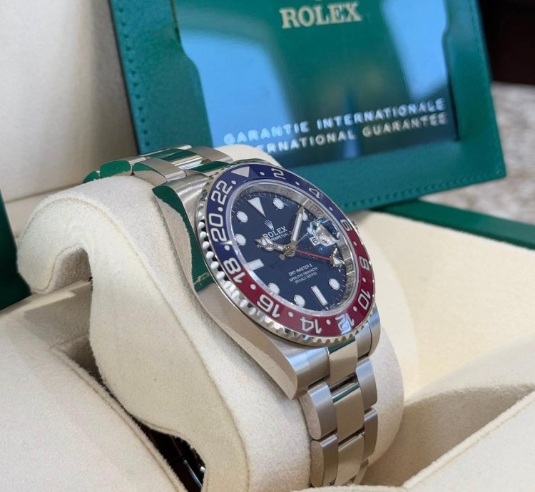 Rolex Gmt-master Ii White Gold Pepsi Blue Dial 2023