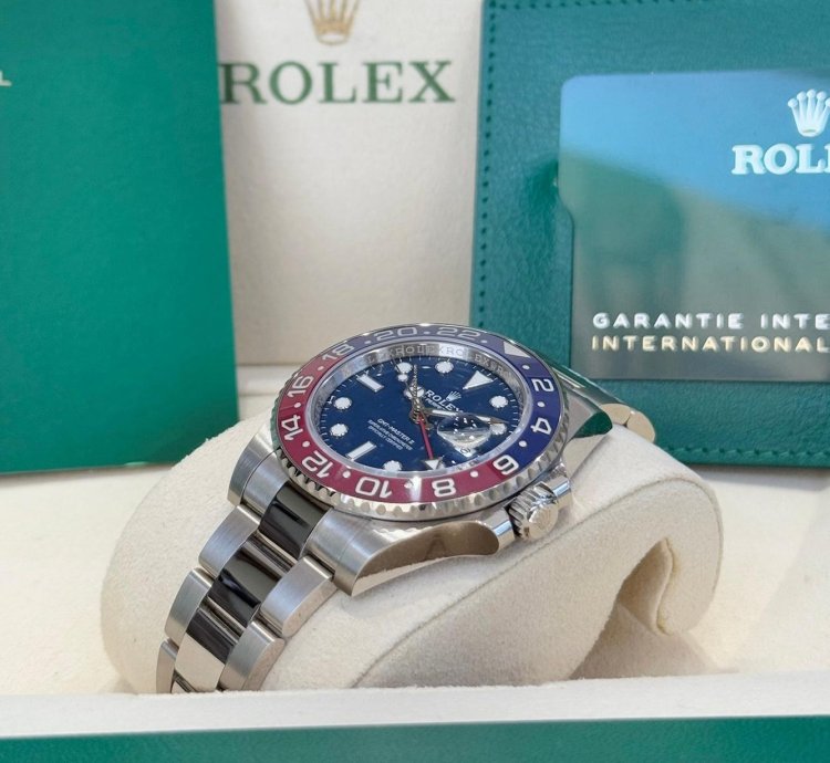 Rolex Gmt-master Ii White Gold Pepsi Blue Dial 2023