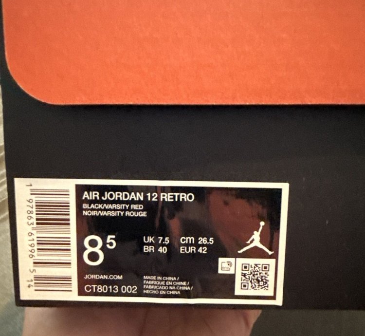 Size 8 5 - Jordan 12 Flu Game 2025 Ships Today