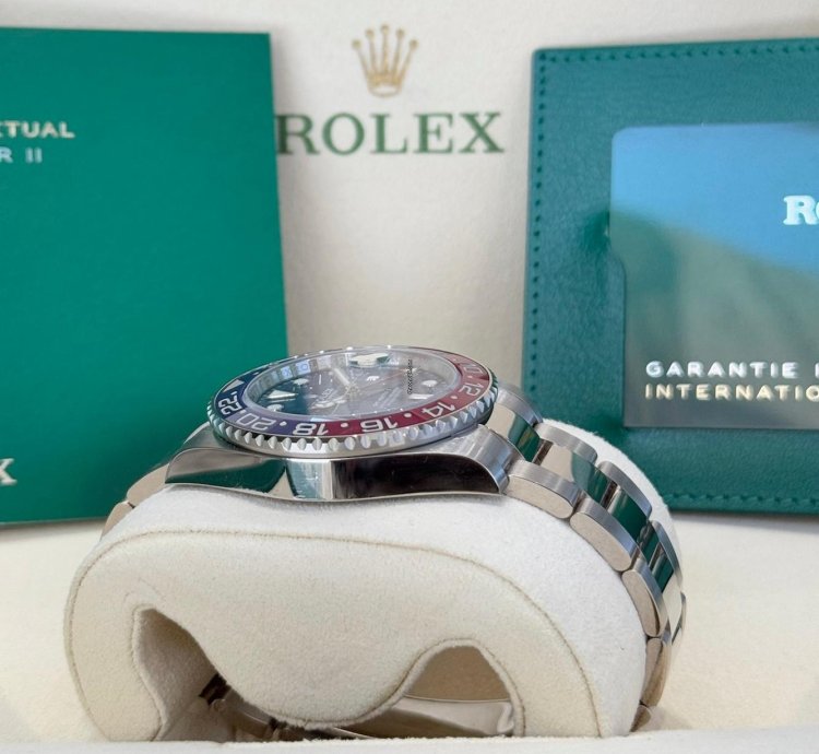 Rolex Gmt-master Ii White Gold Pepsi Blue Dial 2023