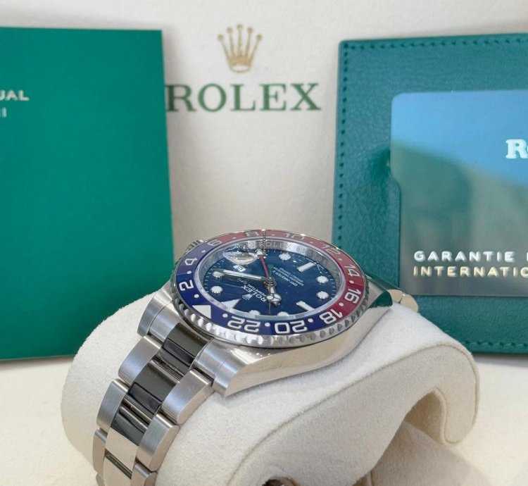 Rolex Gmt-master Ii White Gold Pepsi Blue Dial 2023