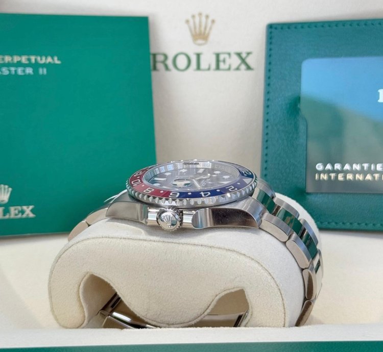 Rolex Gmt-master Ii White Gold Pepsi Blue Dial 2023