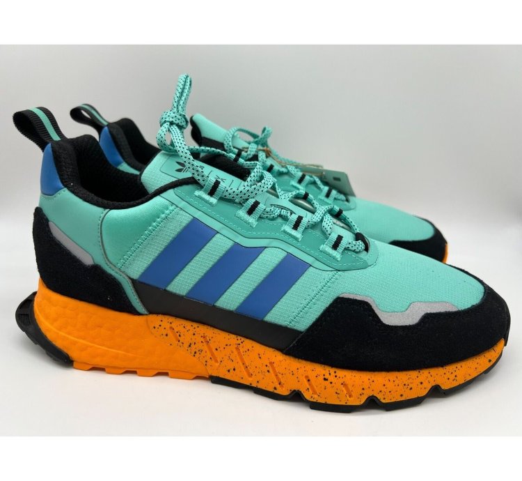 Adidas Zx 1k Boost Athletic Acid Mint Orange Gx6568 Men 11